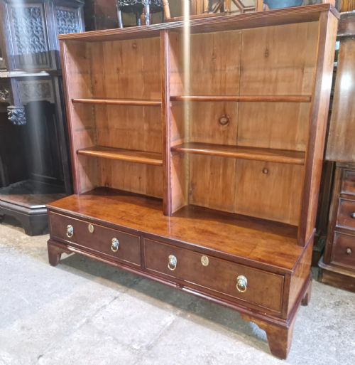 REGENCY MAHOGANY DWARF BOOKCASE - ADDITIONAL PHOTO 1