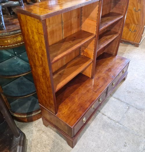 REGENCY MAHOGANY DWARF BOOKCASE - ADDITIONAL PHOTO 2