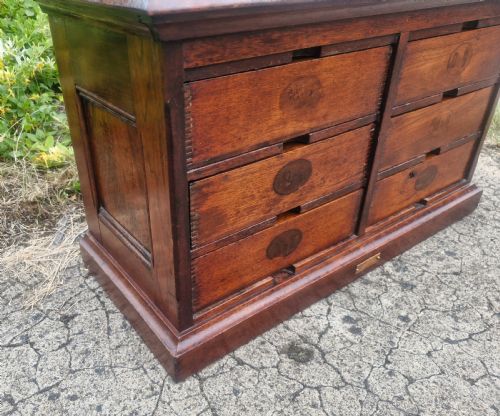19TH TABLE TOP AMBERG OFFICE CABINET - ADDITIONAL PHOTO 2
