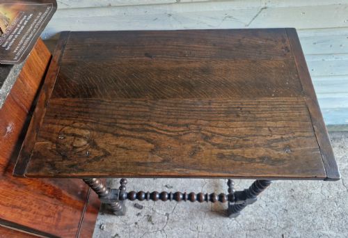 MID 18TH CENTURY OAK SIDE TABLE - ADDITIONAL PHOTO 6
