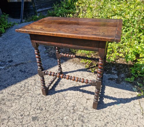 MID 18TH CENTURY OAK SIDE TABLE - ADDITIONAL PHOTO 12