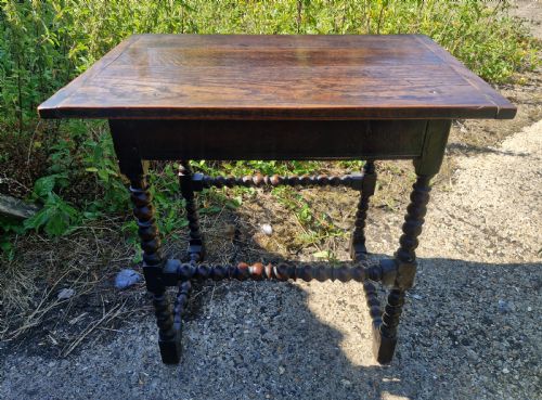 MID 18TH CENTURY OAK SIDE TABLE - ADDITIONAL PHOTO 13