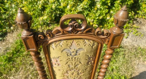 MID VICTORIAN ROSEWOOD HIGH BACK CHAIR - ADDITIONAL PHOTO 1