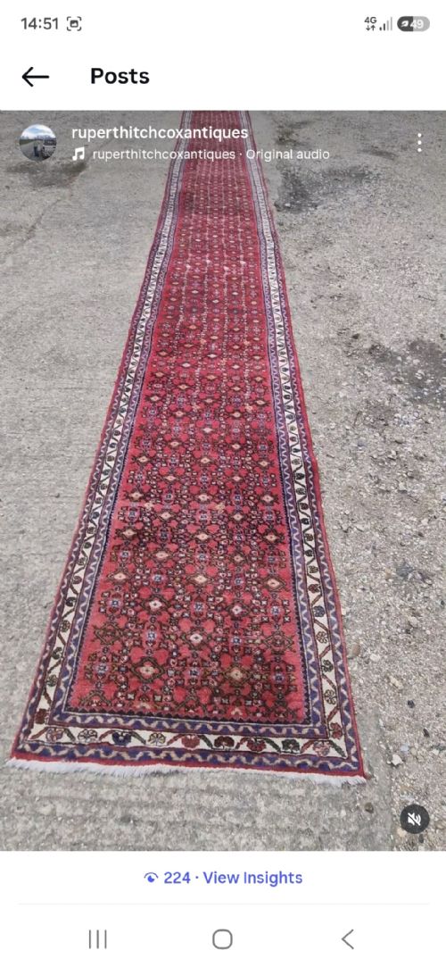 LONG HALL OR LANDING RUNNER 32 FEET - ADDITIONAL PHOTO 8