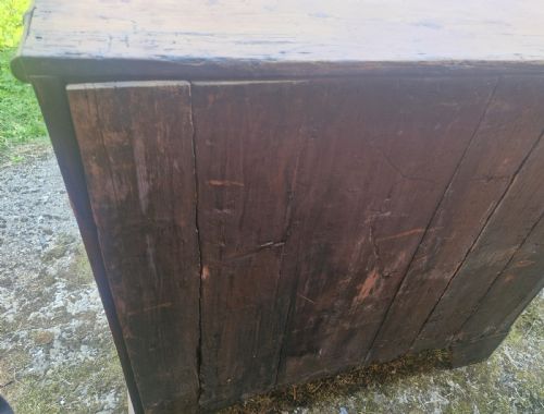 REGENCY PINE CHEST OF DRAWERS WITH APPLIED BAMBOO MOULDINGS - ADDITIONAL PHOTO 7