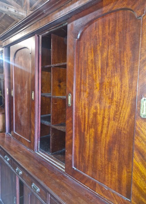 LARGE VICTORIAN MAHOGANY COUNTRY HOUSE ESTATE OFFICE CABINET - ADDITIONAL PHOTO 2