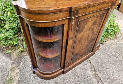 VICTORIAN INLAID SIDE CABINET - ADDITIONAL PHOTO 3