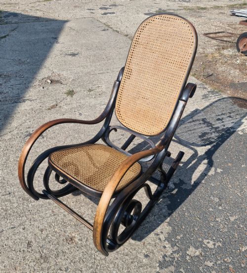 BENTWOOD ROCKING ARMCHAIR - ADDITIONAL PHOTO 1
