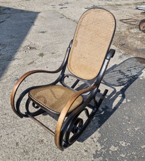 BENTWOOD ROCKING ARMCHAIR - ADDITIONAL PHOTO 5