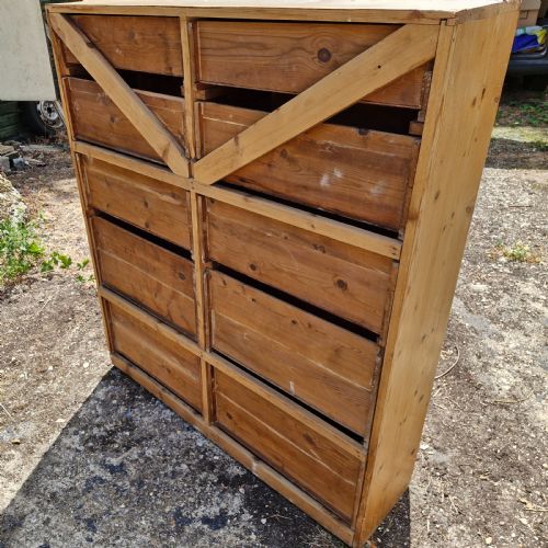 BANK OF PINE DRAWERS - ADDITIONAL PHOTO 1