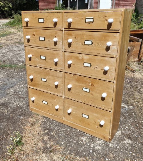BANK OF PINE DRAWERS - ADDITIONAL PHOTO 3