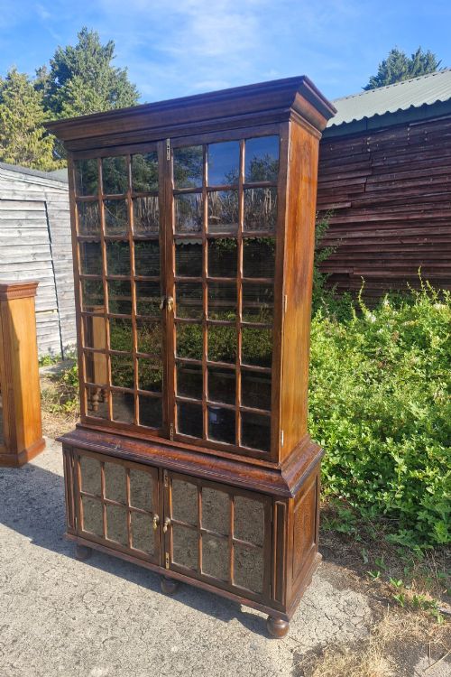 Oak 2 Part Bookcase