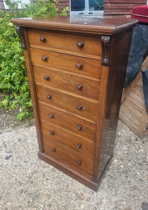 Late Victorian Wellington chest.