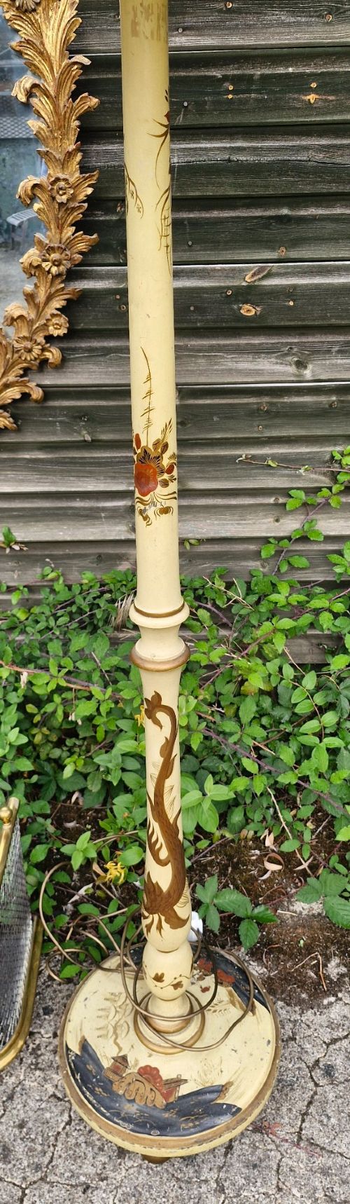 Lacquered lamp standard. View III
