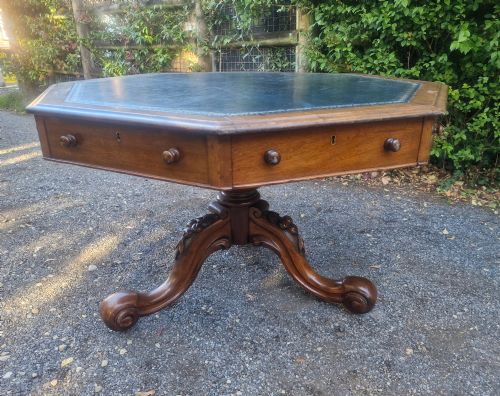 Victorian Mahogany Revolving Hall Centre Table.