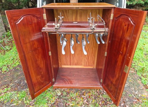 Rare and Very Usual Gentlemens 2 Door Valet Cupboard - Ideal Shop Display.