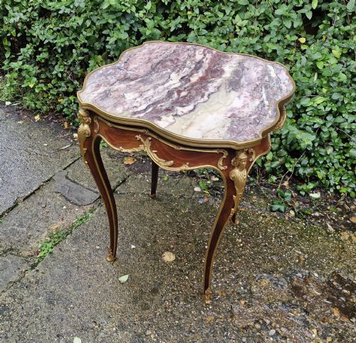 Lovely quality marble top occasional table. 