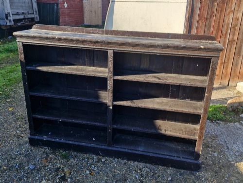 Late Victorian Painted Pine Bookcase.