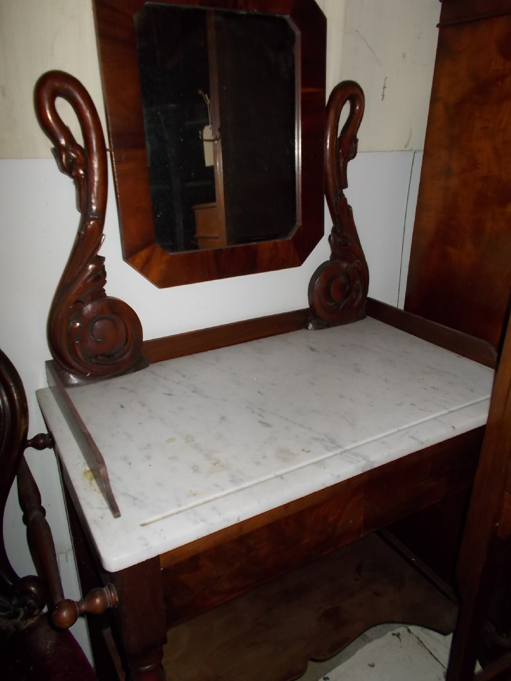 Late 19th century bathroom dressing table