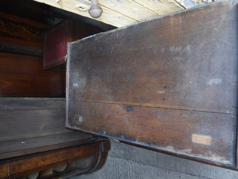 Early 18th century 2 part walnut bureau View XI