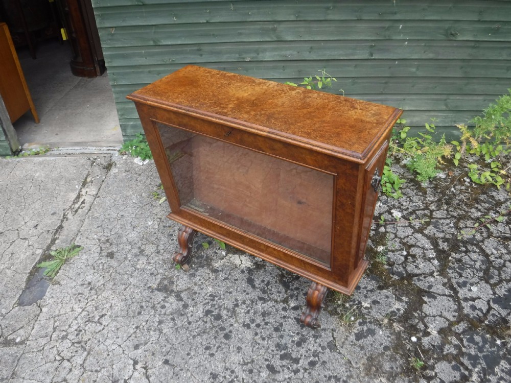 Good 19th century walnut folio cabinet View V