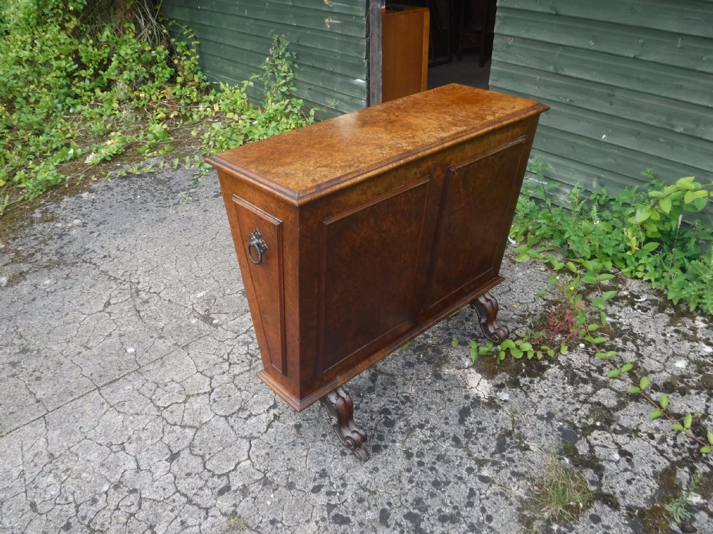 Good 19th century walnut folio cabinet View VI