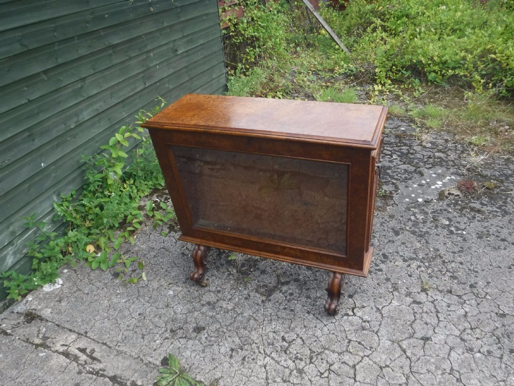 Good 19th century walnut folio cabinet View VII