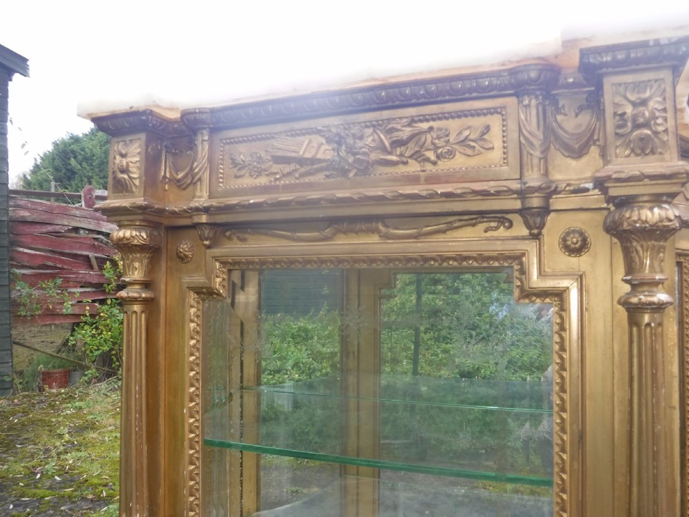 19th century giltwood side cabinet View VI