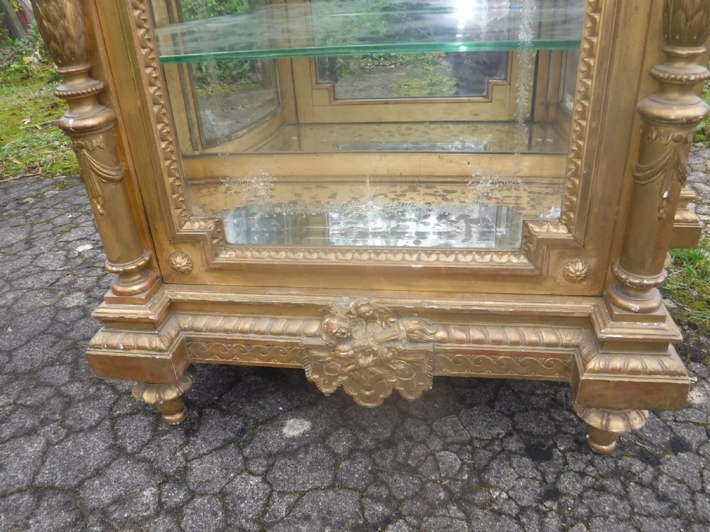 19th century giltwood side cabinet View VII