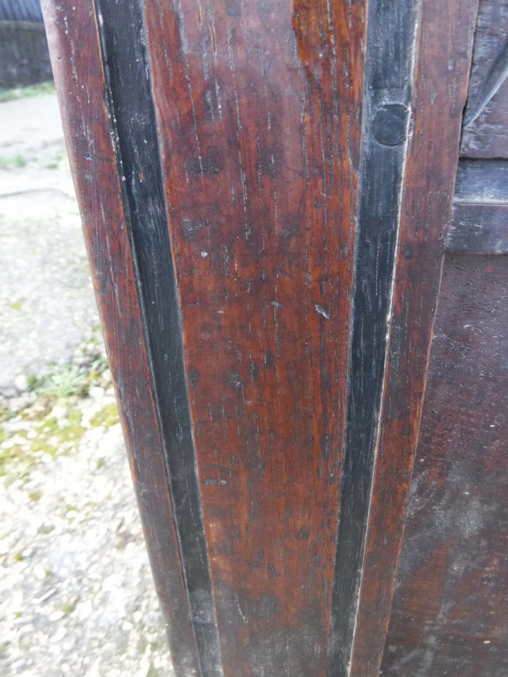 18th century  West Country carved and panelled chest View XI