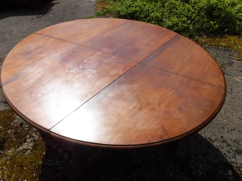 Large 19th century 8 seater dining table View VI