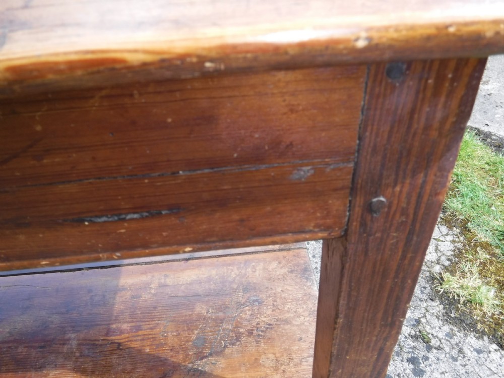 Late 19th century pitch pine saddle horse View VI