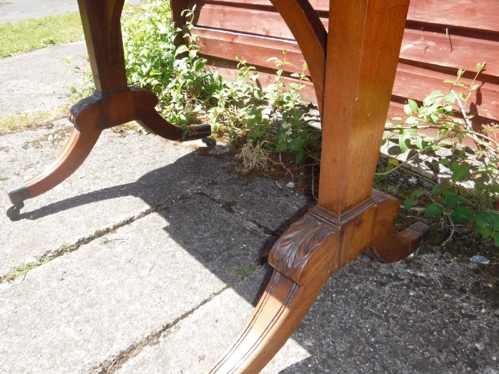 Regency mahogany 2 drawer sofa table View III