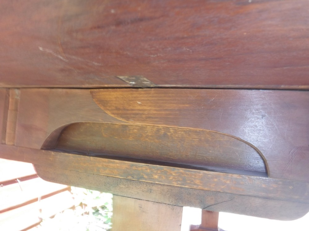 Regency mahogany 2 drawer sofa table View VII