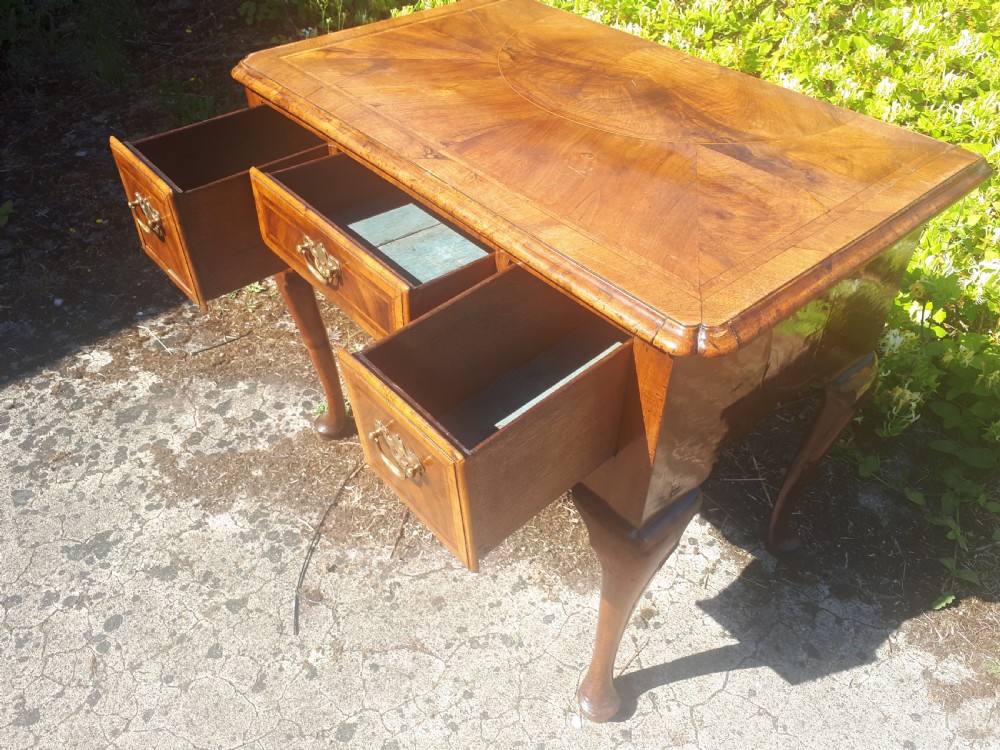 Walnut 3 drawer side table View IV