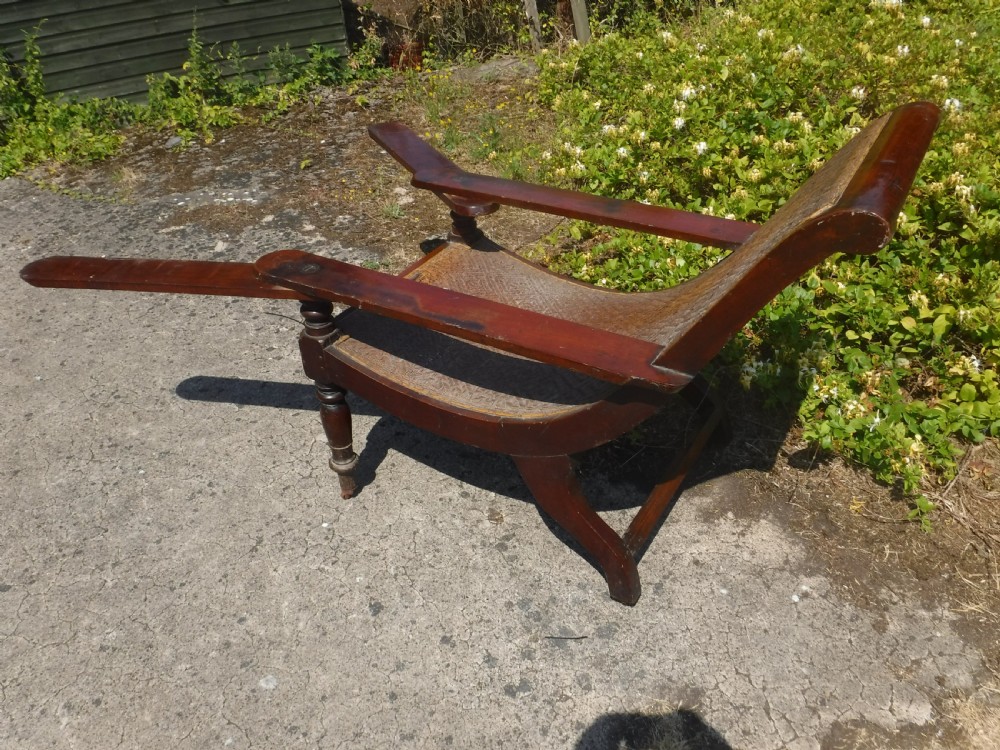 19th century plantation colonial  verandah armchair View II