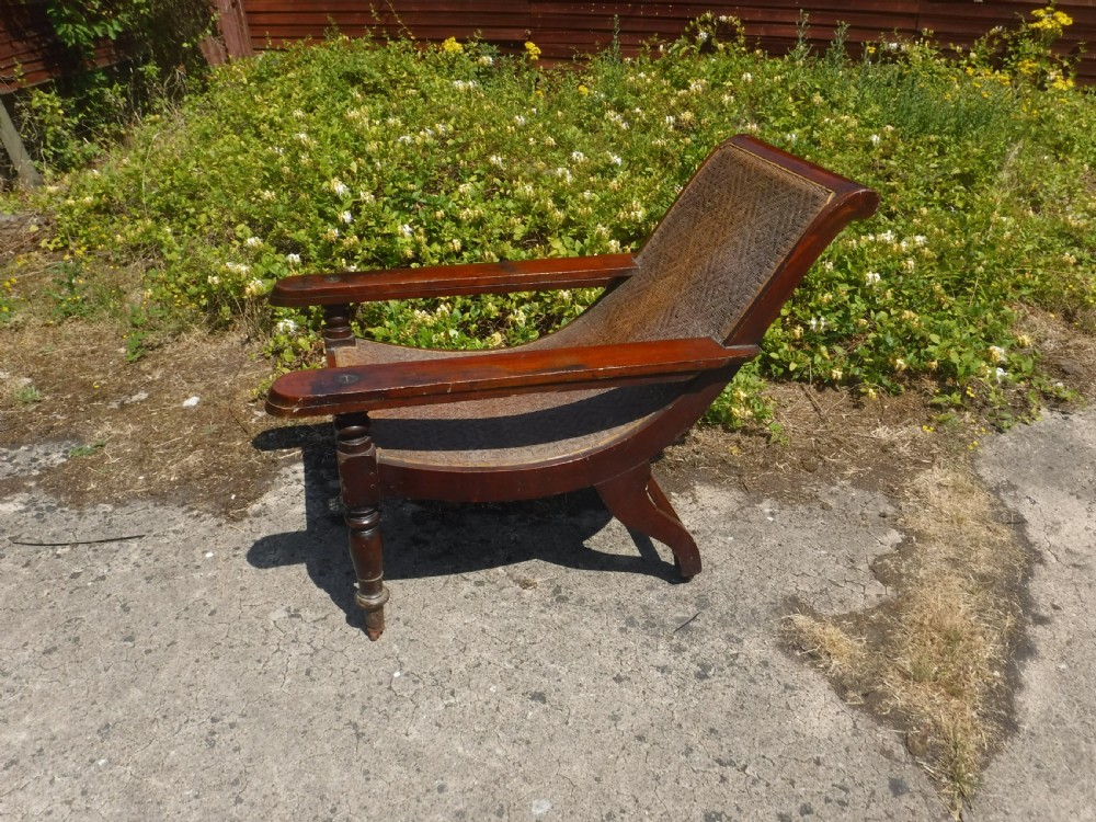 19th century plantation colonial  verandah armchair View IX