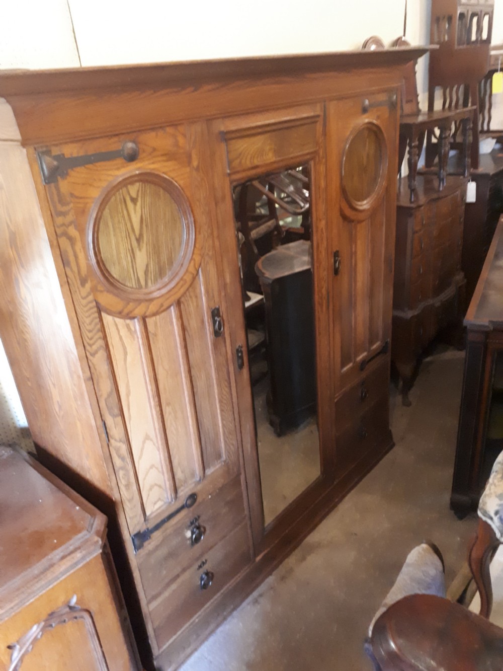 Shapland and Petter 3 section wardrobe View II