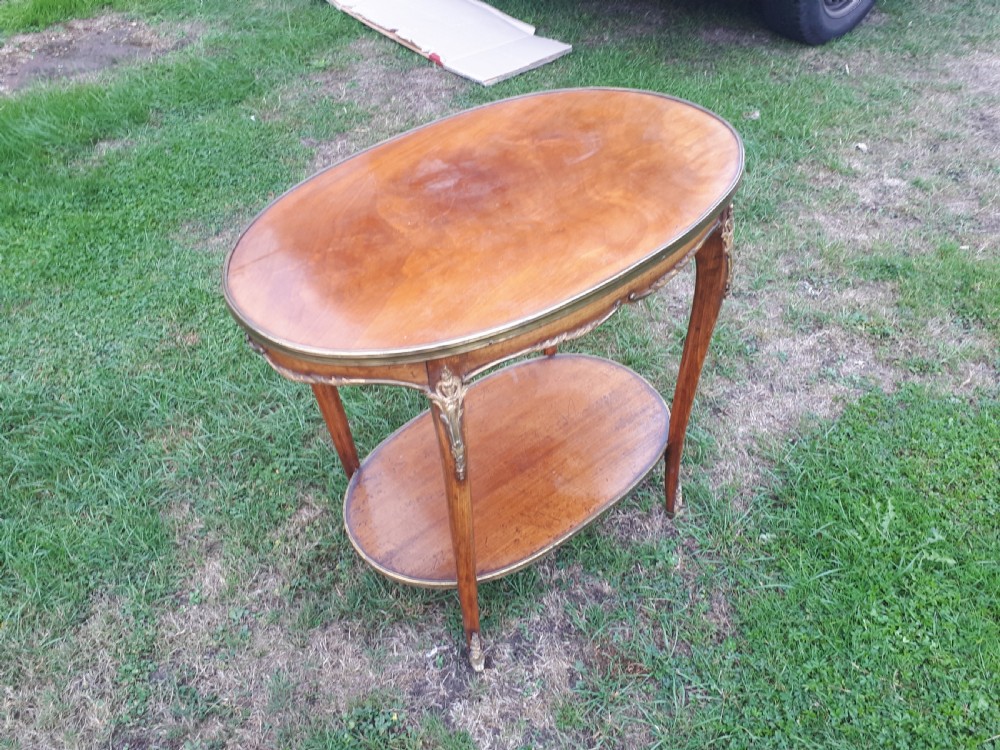 Early 20th century 2 tier occasional table