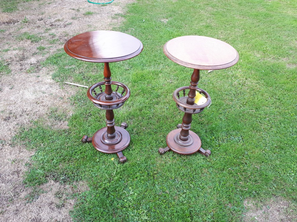 A very close matched pair of decanter tables View IV