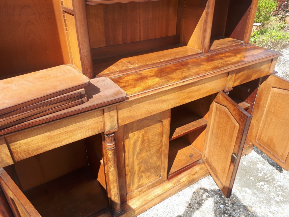 Delightful and pleasing Regency mahogany bookcase View II
