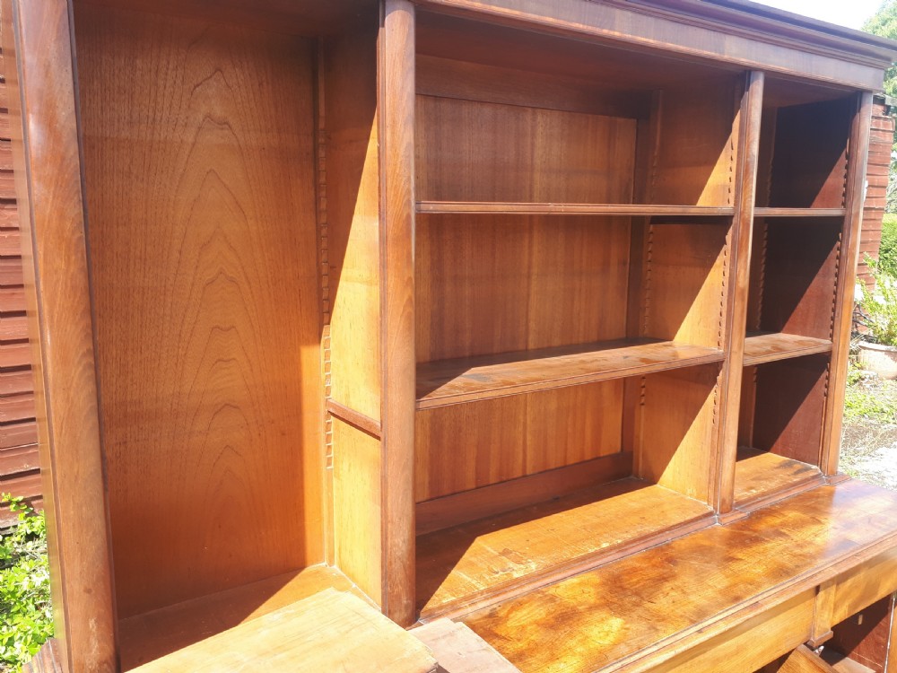 Delightful and pleasing Regency mahogany bookcase View III