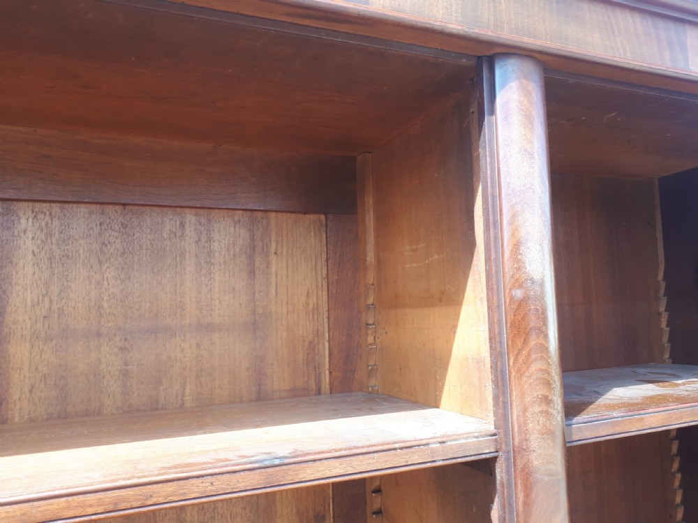 Delightful and pleasing Regency mahogany bookcase View VI