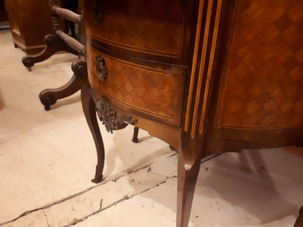 Late 19th century inlaid side cabinet View III