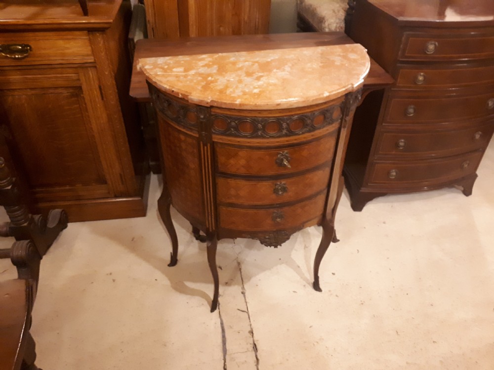 Late 19th century inlaid side cabinet View IV