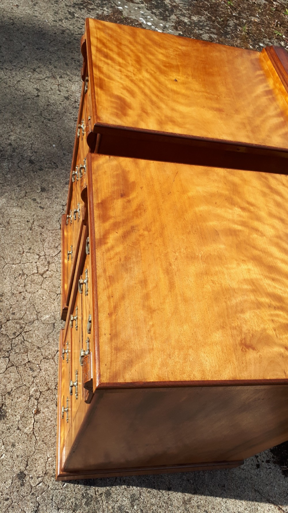 Pair of late 19th century bedside chests cabinets. View III
