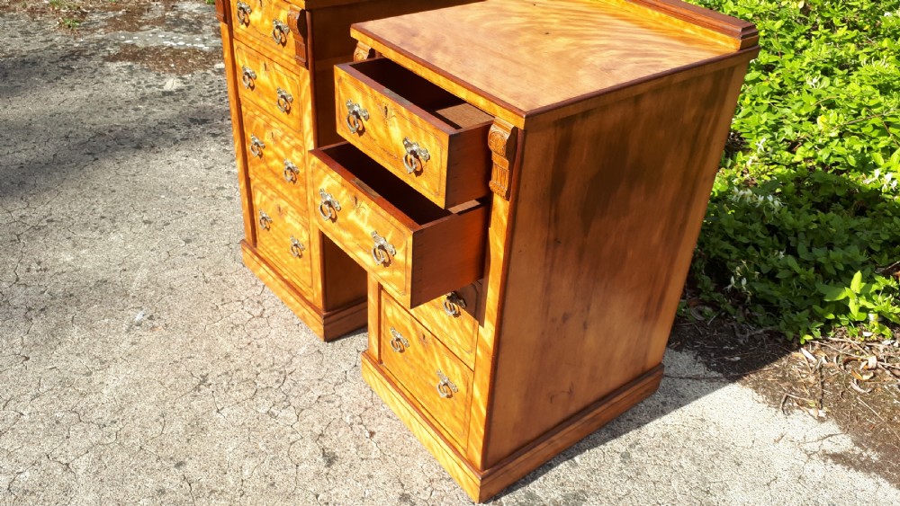 Pair of late 19th century bedside chests cabinets. View IV