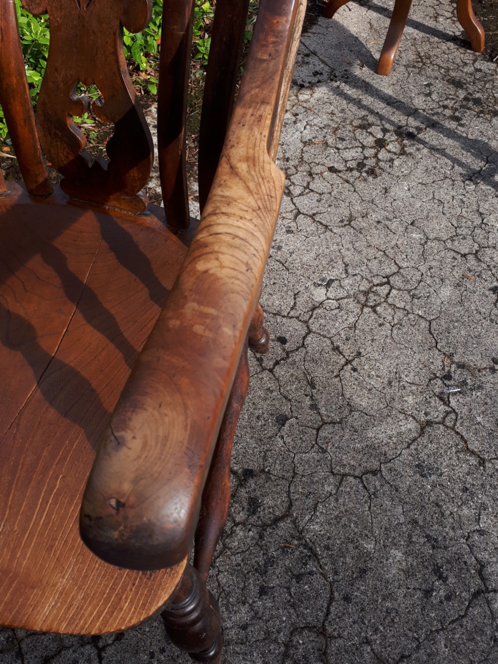 Large 19th century original Windsor armchair View II