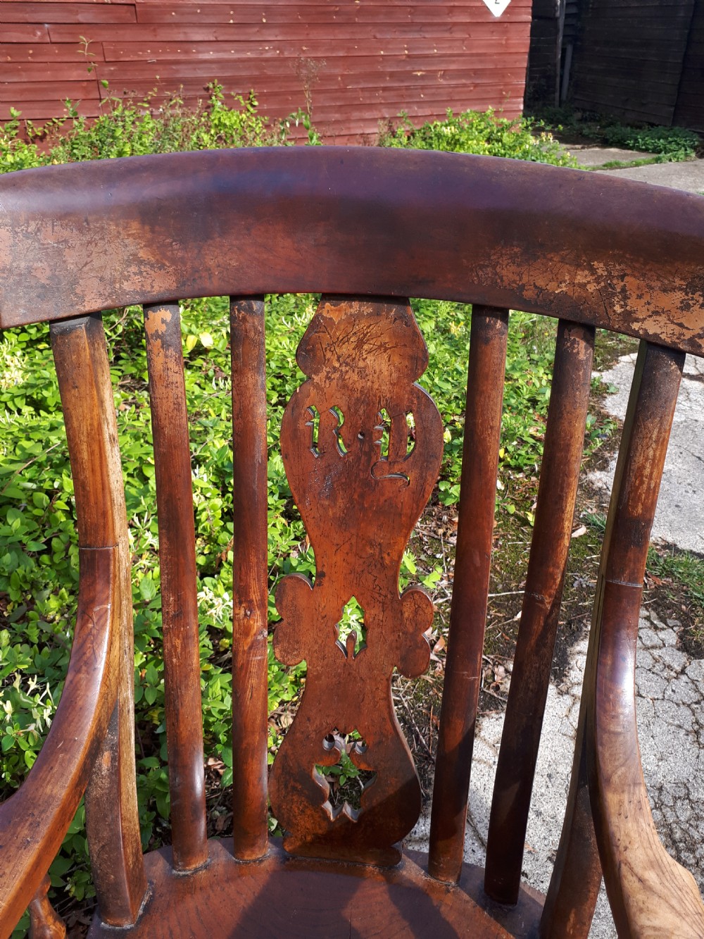 Large 19th century original Windsor armchair View VI