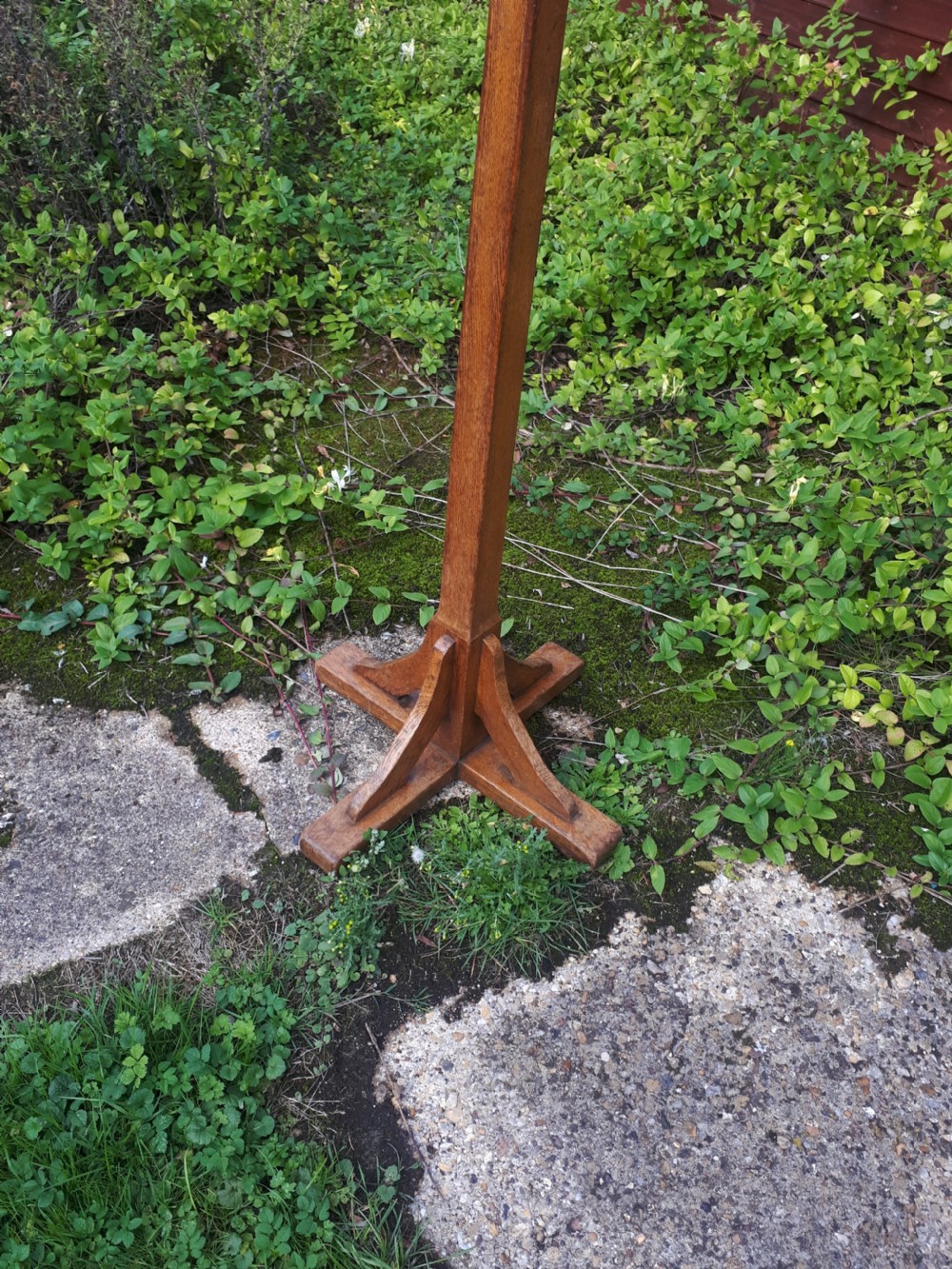 Early 20th century oak hat and coat stand View II